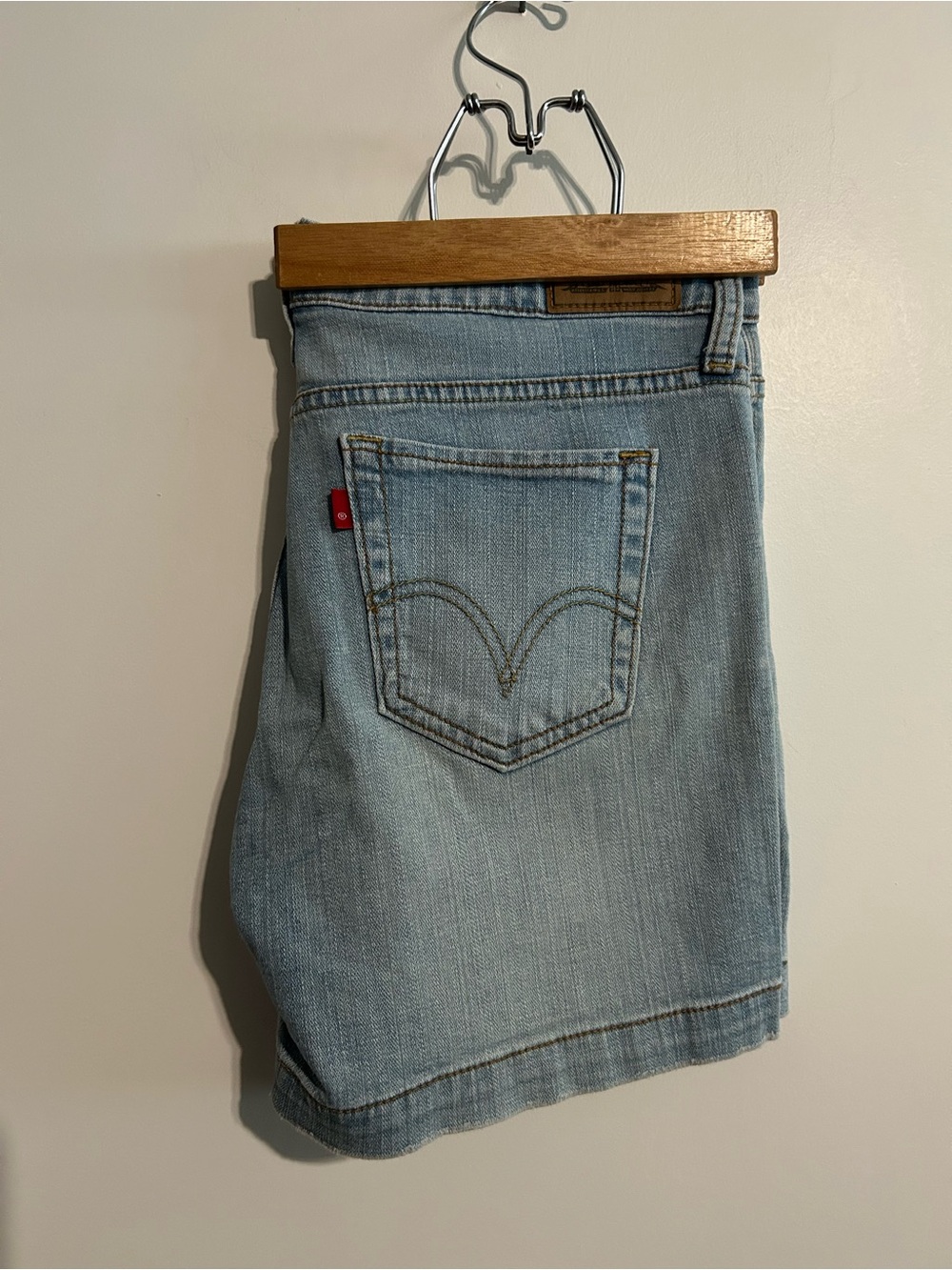 Levi's Light Blue Denim Jean Shorts